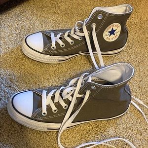 Grey Hightop Converse